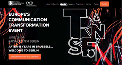 Desktop Screenshot of communication-summit.eu