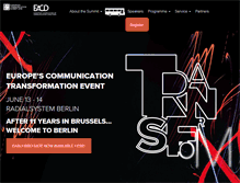 Tablet Screenshot of communication-summit.eu